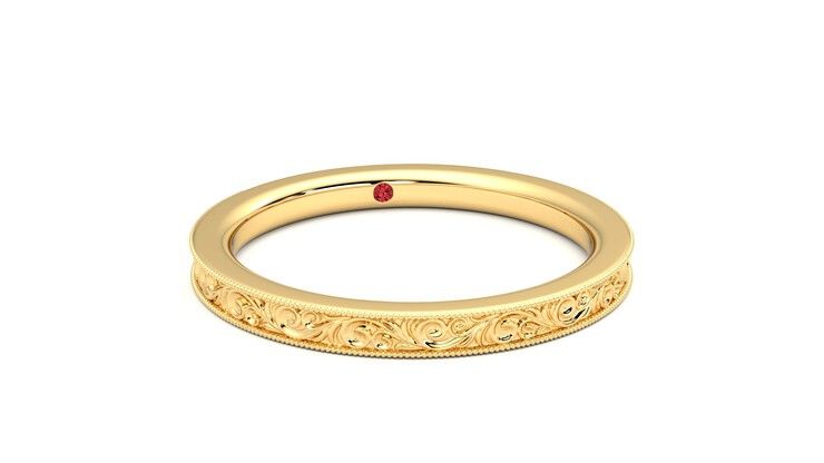 Taylor & Hart Ebrose Wedding Ring 360 degree image 3