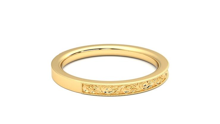 Taylor & Hart Ebrose Wedding Ring 360 degree image 11