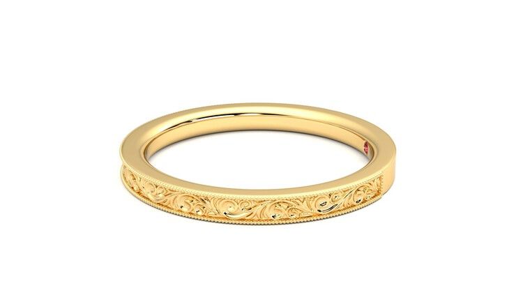 Taylor & Hart Ebrose Wedding Ring 360 degree image 21