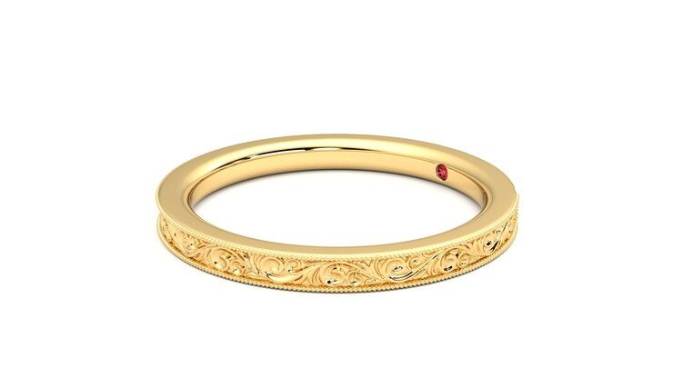 Taylor & Hart Ebrose Wedding Ring 360 degree image 23