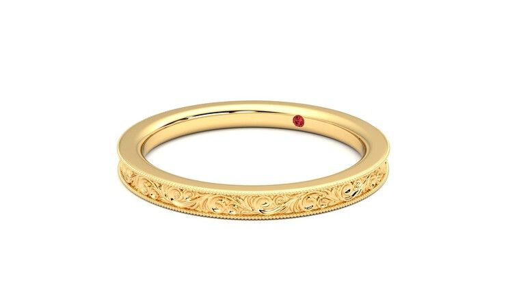 Taylor & Hart Ebrose Wedding Ring 360 degree image 25