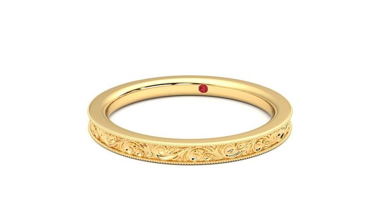 Taylor & Hart Ebrose Wedding Ring 360 degree image 27