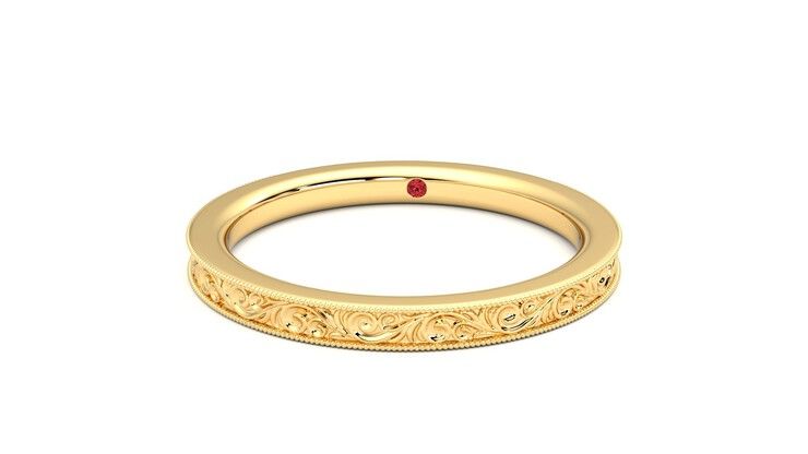 Taylor & Hart Ebrose Wedding Ring 360 degree image 28