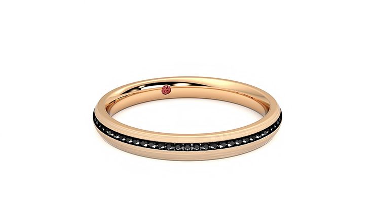 Taylor & Hart Elderberry Wedding Ring 360 degree image 3