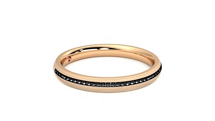 Taylor & Hart Elderberry Wedding Ring 360 degree image 7
