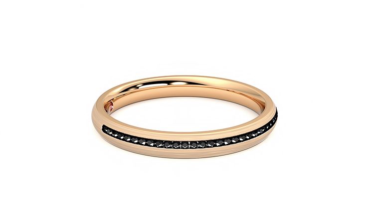 Taylor & Hart Elderberry Wedding Ring 360 degree image 8