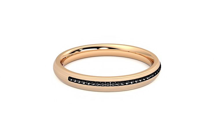 Taylor & Hart Elderberry Wedding Ring 360 degree image 9
