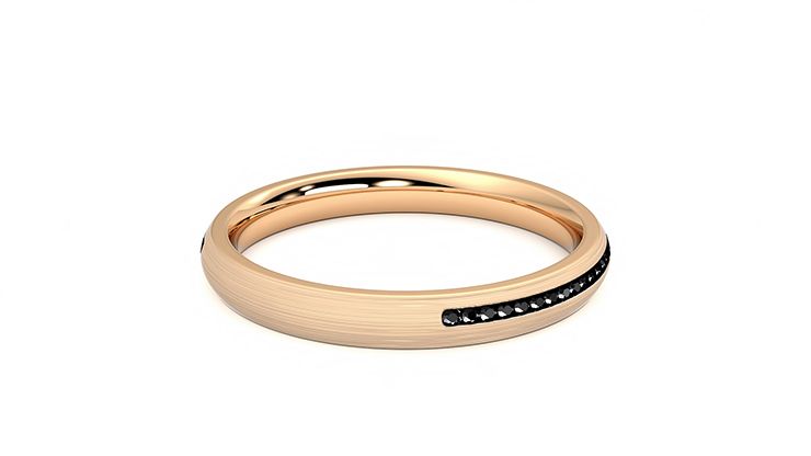 Taylor & Hart Elderberry Wedding Ring 360 degree image 12