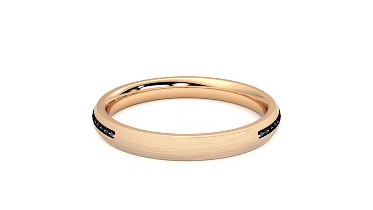 Taylor & Hart Elderberry Wedding Ring 360 degree image 14