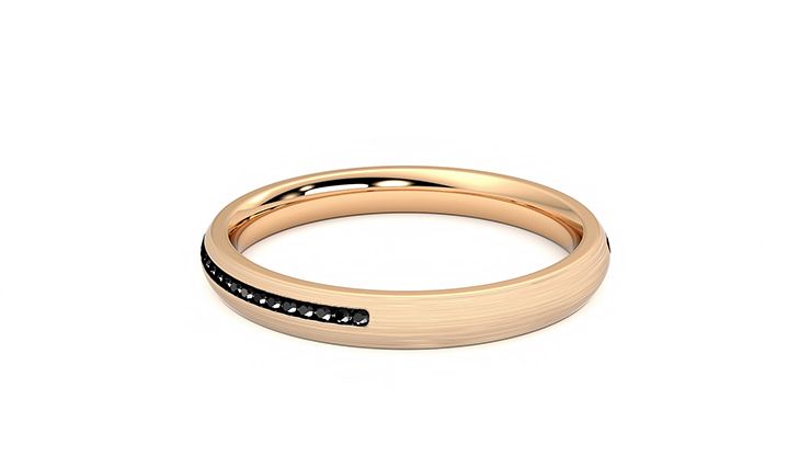 Taylor & Hart Elderberry Wedding Ring 360 degree image 16