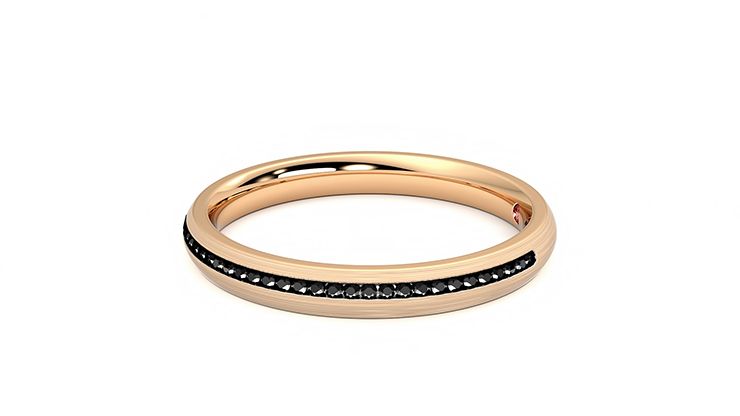 Taylor & Hart Elderberry Wedding Ring 360 degree image 20