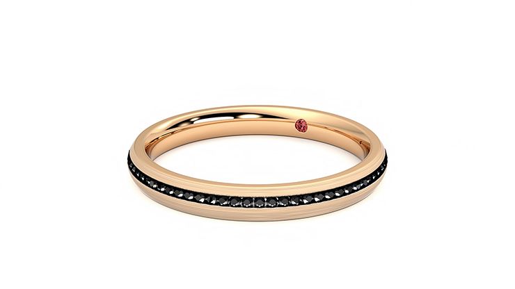 Taylor & Hart Elderberry Wedding Ring 360 degree image 24