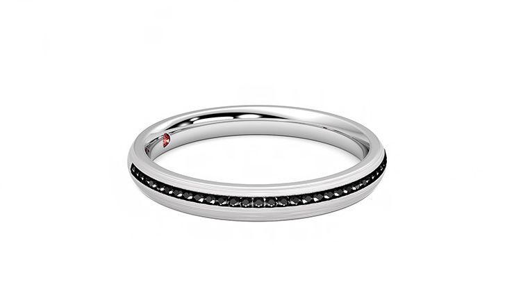 Taylor & Hart Elderberry Wedding Ring 360 degree image 7