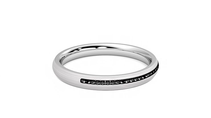 Taylor & Hart Elderberry Wedding Ring 360 degree image 10