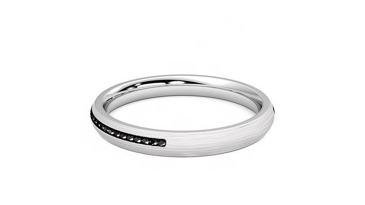 Taylor & Hart Elderberry Wedding Ring 360 degree image 16