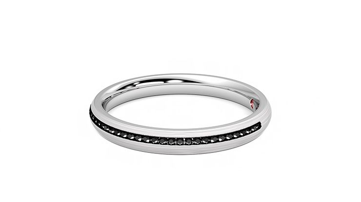Taylor & Hart Elderberry Wedding Ring 360 degree image 20