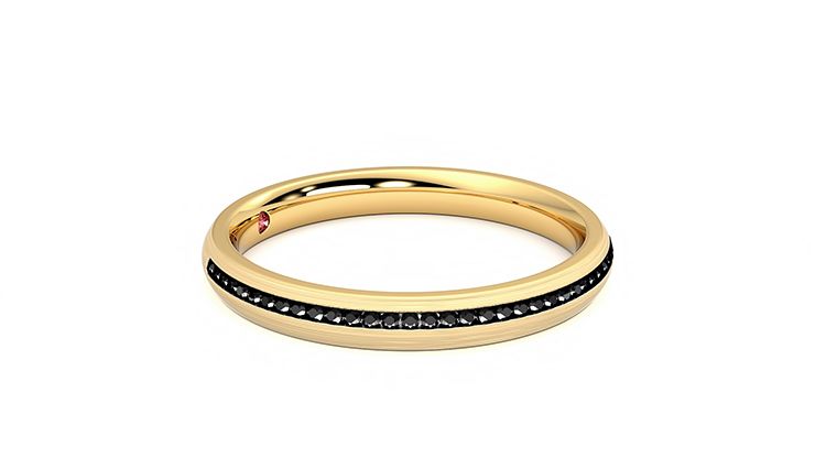 Taylor & Hart Elderberry Wedding Ring 360 degree image 7