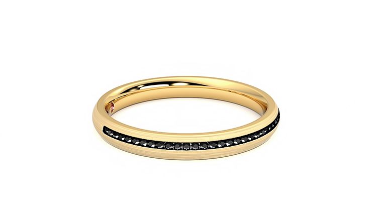 Taylor & Hart Elderberry Wedding Ring 360 degree image 8