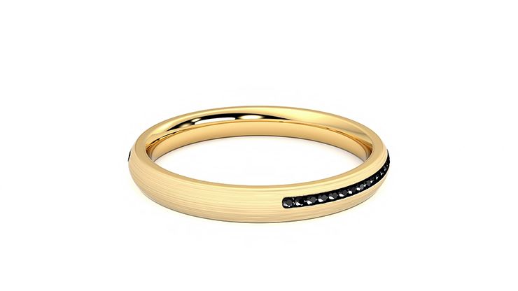 Taylor & Hart Elderberry Wedding Ring 360 degree image 12
