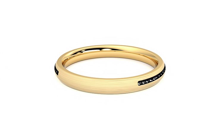 Taylor & Hart Elderberry Wedding Ring 360 degree image 13