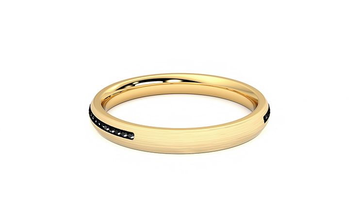 Taylor & Hart Elderberry Wedding Ring 360 degree image 15
