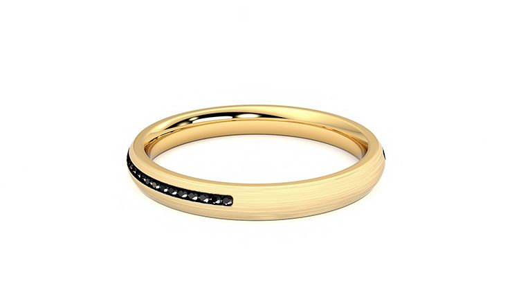 Taylor & Hart Elderberry Wedding Ring 360 degree image 16