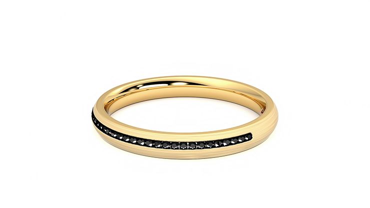 Taylor & Hart Elderberry Wedding Ring 360 degree image 19