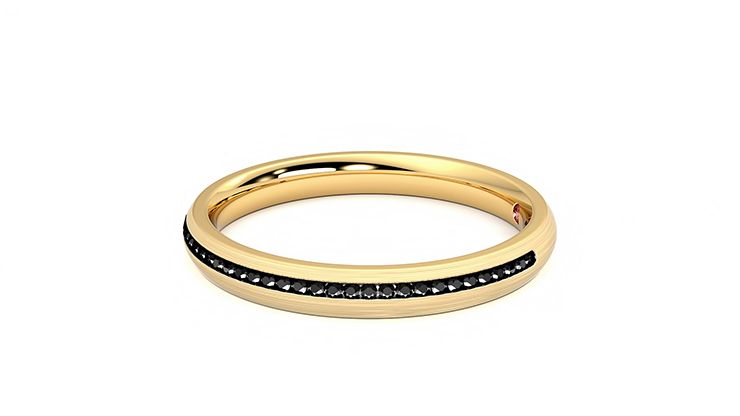 Taylor & Hart Elderberry Wedding Ring 360 degree image 20