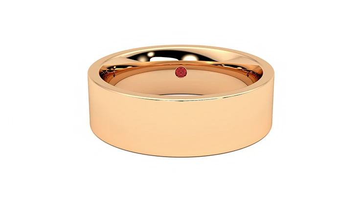 Taylor & Hart Elm Rose Wedding Ring 360 detail 01