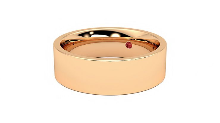 Taylor & Hart Elm Wedding Ring 360 degree image 25
