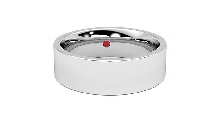 Taylor & Hart Elm Wedding Ring 360 degree image 2