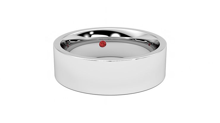 Taylor & Hart Elm Wedding Ring 360 degree image 3