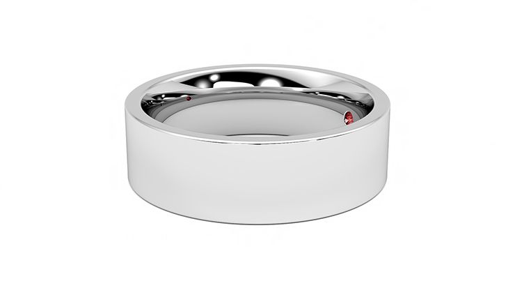 Taylor & Hart Elm Wedding Ring 360 degree image 22