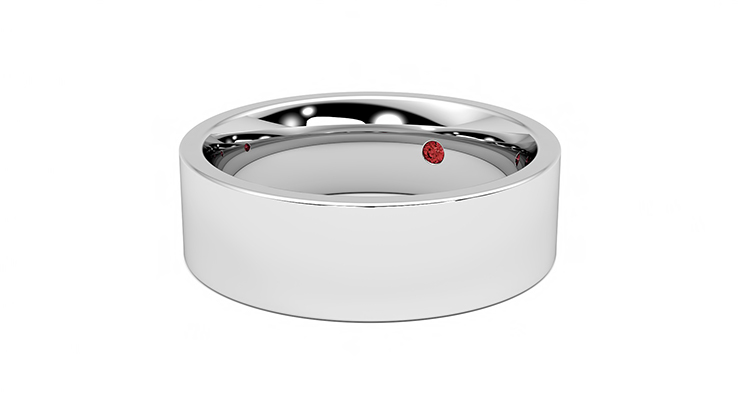 Taylor & Hart Elm Wedding Ring 360 degree image 25