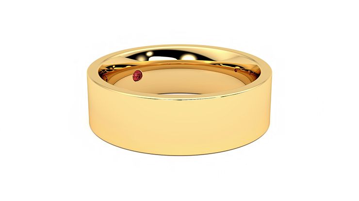 Taylor & Hart Elm Wedding Ring 360 degree image 6