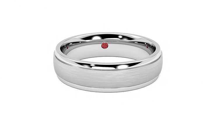Taylor & Hart Emerson Wedding Ring 360 degree image 1