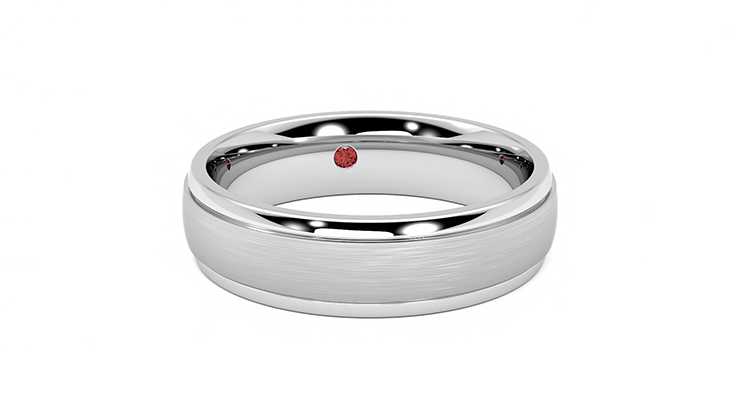 Taylor & Hart Emerson Wedding Ring 360 degree image 2