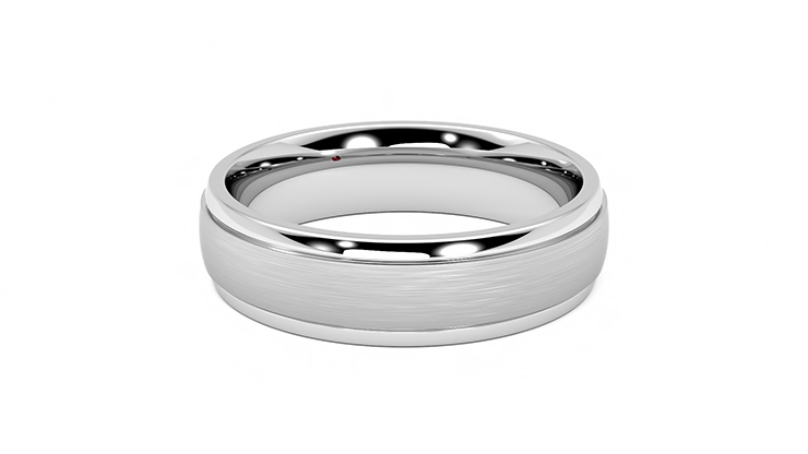 Taylor & Hart Emerson Wedding Ring 360 degree image 18