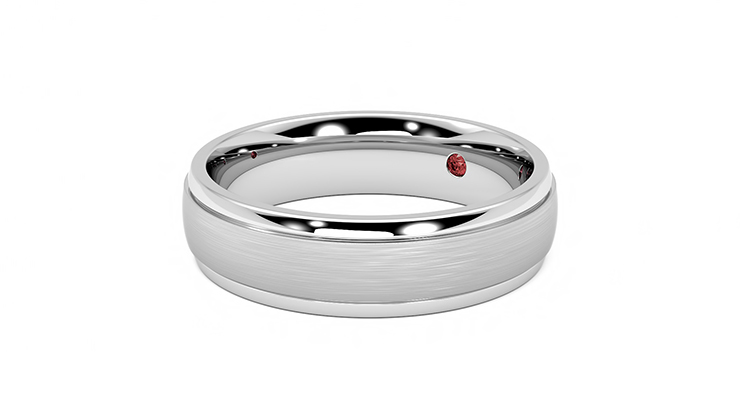 Taylor & Hart Emerson Wedding Ring 360 degree image 23