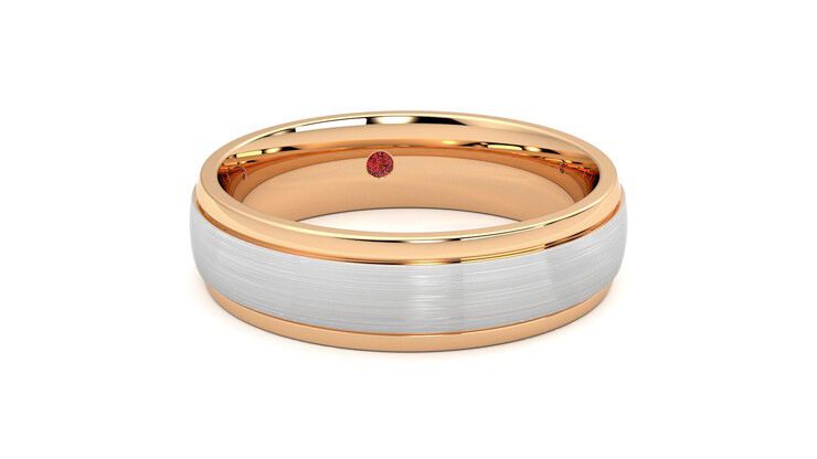 Taylor & Hart Emerson Wedding Ring 360 degree image 3