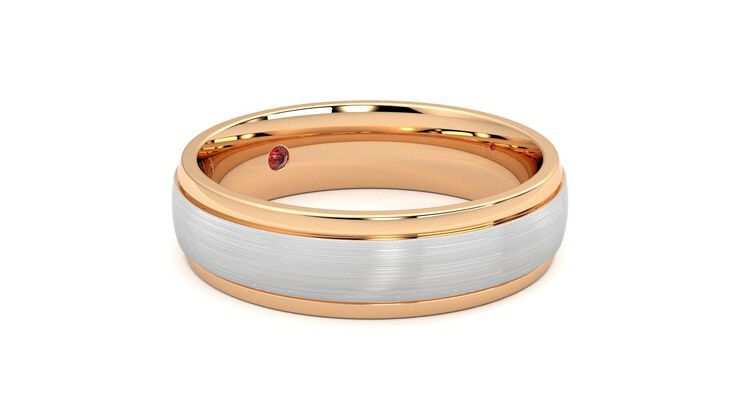 Taylor & Hart Emerson Wedding Ring 360 degree image 6