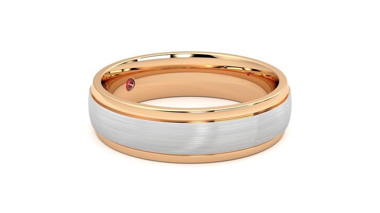 Taylor & Hart Emerson Wedding Ring 360 degree image 7