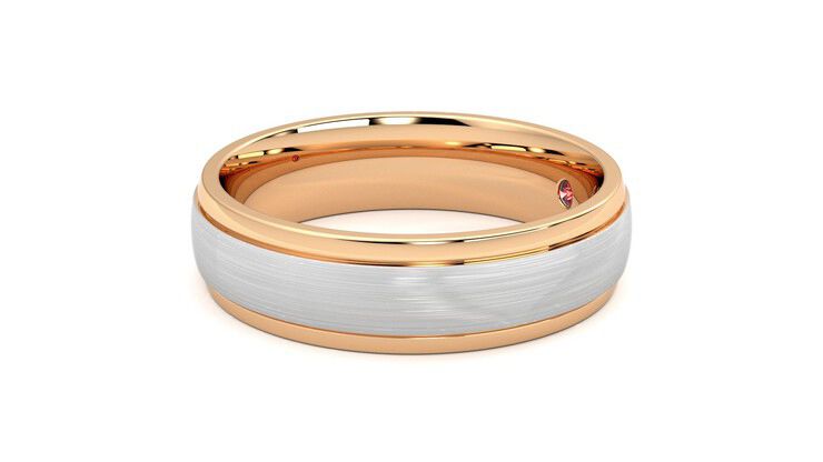 Taylor & Hart Emerson Wedding Ring 360 degree image 22