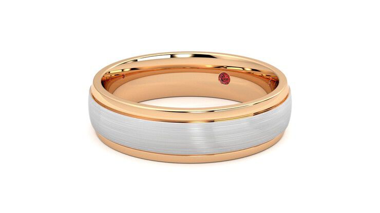 Taylor & Hart Emerson Wedding Ring 360 degree image 25