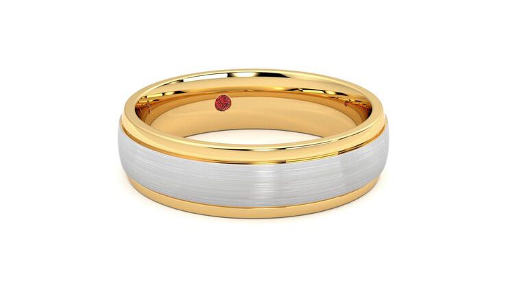 Taylor & Hart Emerson Wedding Ring 360 degree image 4