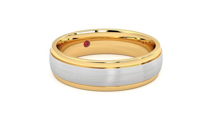 Taylor & Hart Emerson Wedding Ring 360 degree image 5
