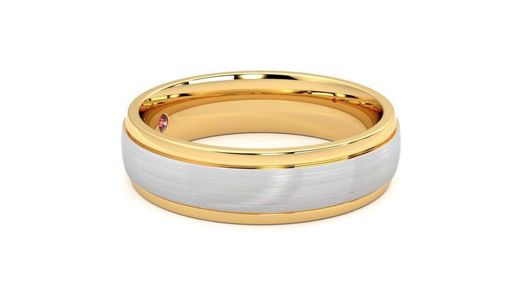 Taylor & Hart Emerson Wedding Ring 360 degree image 8