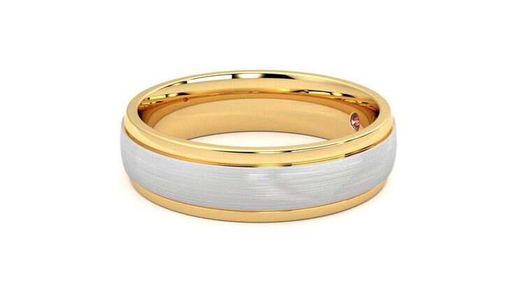Taylor & Hart Emerson Wedding Ring 360 degree image 22