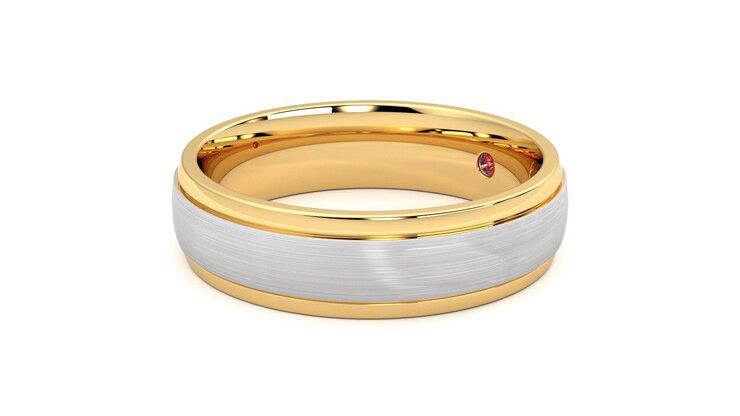 Taylor & Hart Emerson Wedding Ring 360 degree image 23