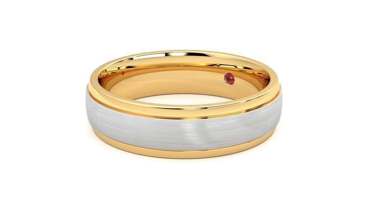 Taylor & Hart Emerson Wedding Ring 360 degree image 24